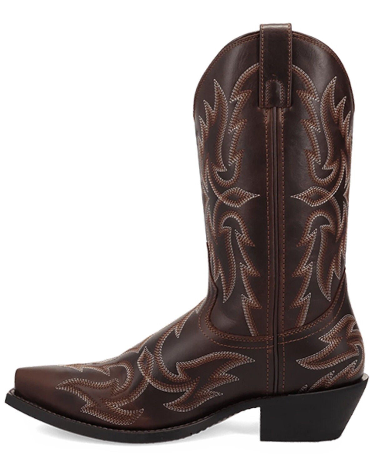 Image #3 - Laredo Men's Whitaker Performance Western Boots - Snip Toe, Brown, hi-res