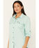 Image #2 - Ariat Women's Rebar Made Tough VentTEK DuraStretch Work Shirt, Blue, hi-res