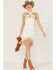 Image #2 - Shyanne Women's Fringe Halter Bodycon Mini Dress, Ivory, hi-res
