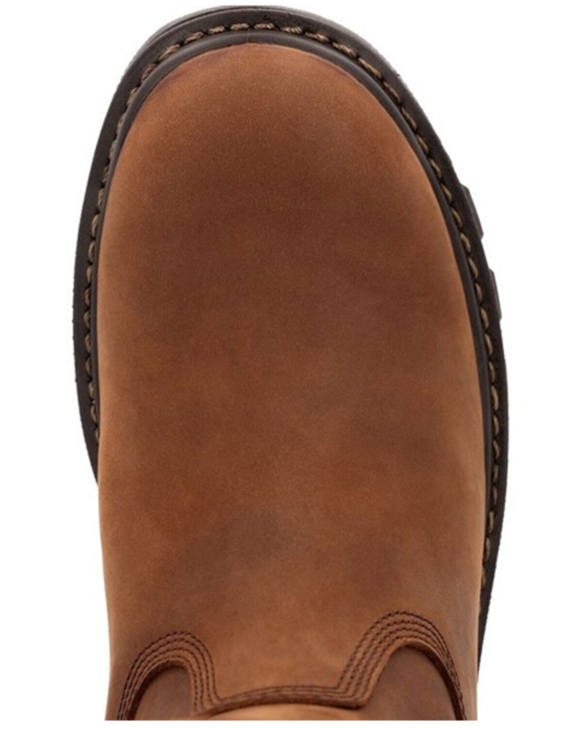 Image #6 - Rocky Men's Rams Horn Waterproof Pull-On Work Boots - Soft Toe, Dark Brown, hi-res