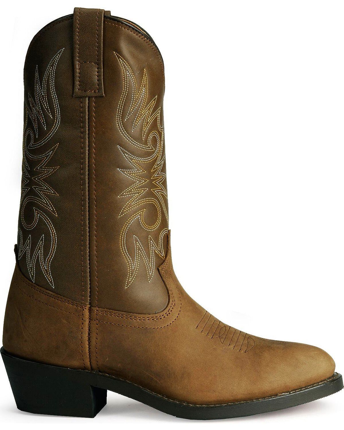 Image #2 - Laredo Men's Western  Boots - Round Toe, Distressed, hi-res