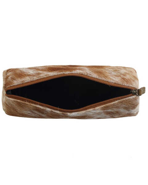 Image #4 - Myra Women's Leather & Cowhide Multi-Pouch, Brown, hi-res