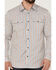 Image #3 - Moonshine Spirit Men's Kingston Stripe Snap Western Shirt, Grey, hi-res
