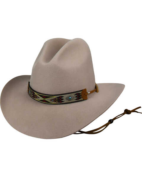 Bailey Renegade Hickstead Felt Western Fashion Hat , Beige/khaki, hi-res