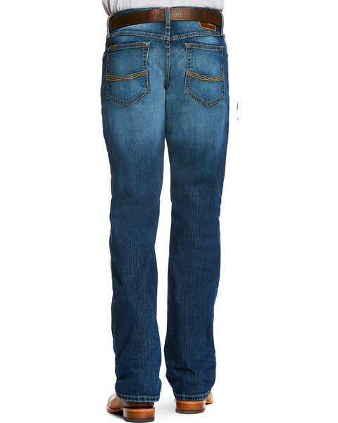 Ariat Men's M4 Legacy Stretch Freeman Bootcut Jeans, Blue, hi-res