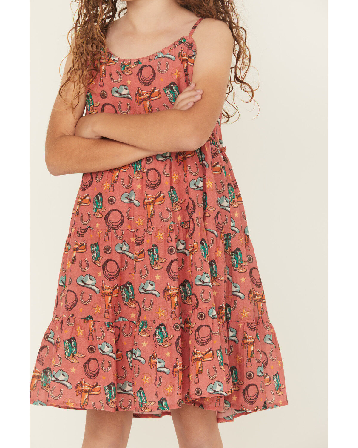 Rock & Roll Denim Girls' Conversational Print Sleeveless