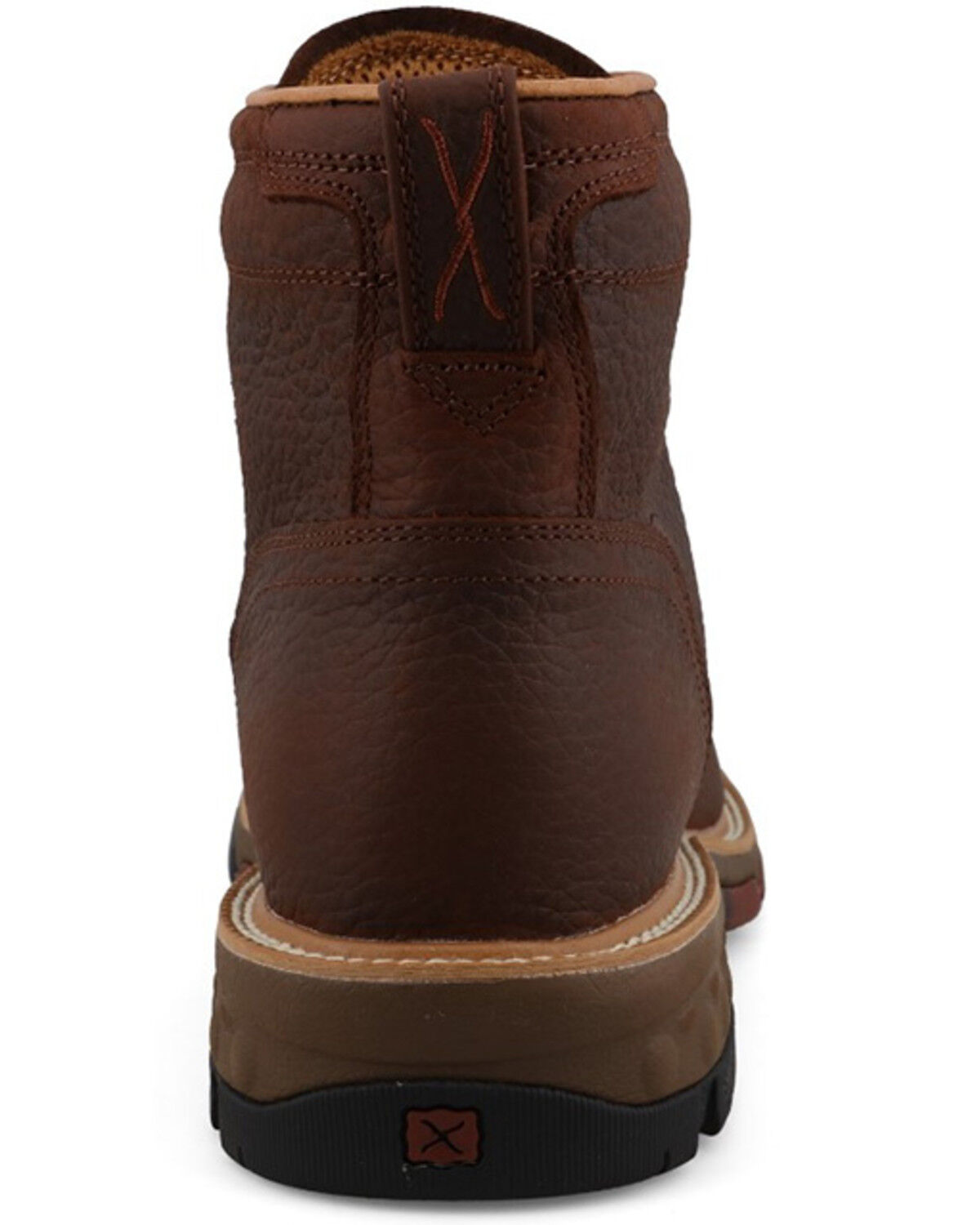 Image #5 - Twisted X Men's 6" CellStretch® Lacer Work Boots - Nano Toe, Coffee, hi-res