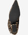 Image #5 - Azalea Wang Women's Francoise Snake Print Booties - Round Toe, Brown, hi-res