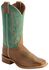 Justin Women's Bent Rail Kennedy Western Boots - Broad Square Toe, Tan, hi-res