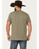 Image #4 - Wrangler Men's Boot Barn Exclusive Logo Short Sleeve Graphic T-Shirt, Olive, hi-res
