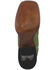Dan Post Women's Seabass Western Boots - Broad Square Toe, Green, hi-res