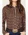 Image #3 - Cinch Women's Southwestern Long Sleeve Button Down Western Shirt, Multi, hi-res