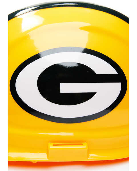 Image #2 - Airgas Safety Products Men's Wincraft Green Bay Packers Logo Hardhat , Yellow, hi-res