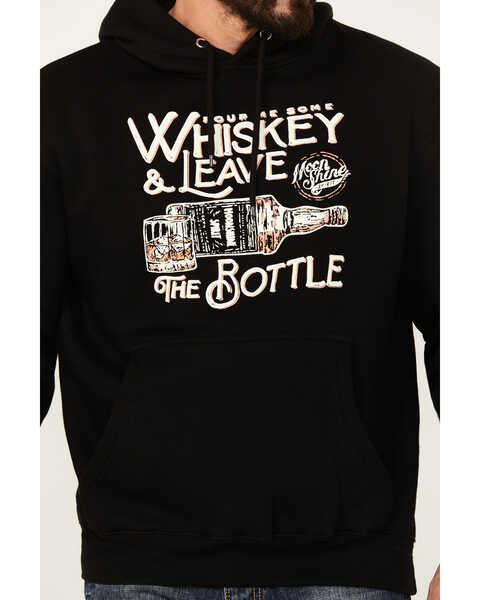 Image #3 - Moonshine Spirit Men's Whiskey Hooded Sweatshirt, Black, hi-res