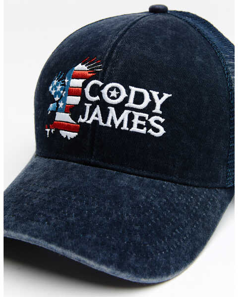 Cody James Men's Patriotic Eagle Mesh Cap , Blue, hi-res