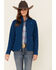 Image #1 - Ariat Women's Blue Team Logo Softshell Jacket , , hi-res