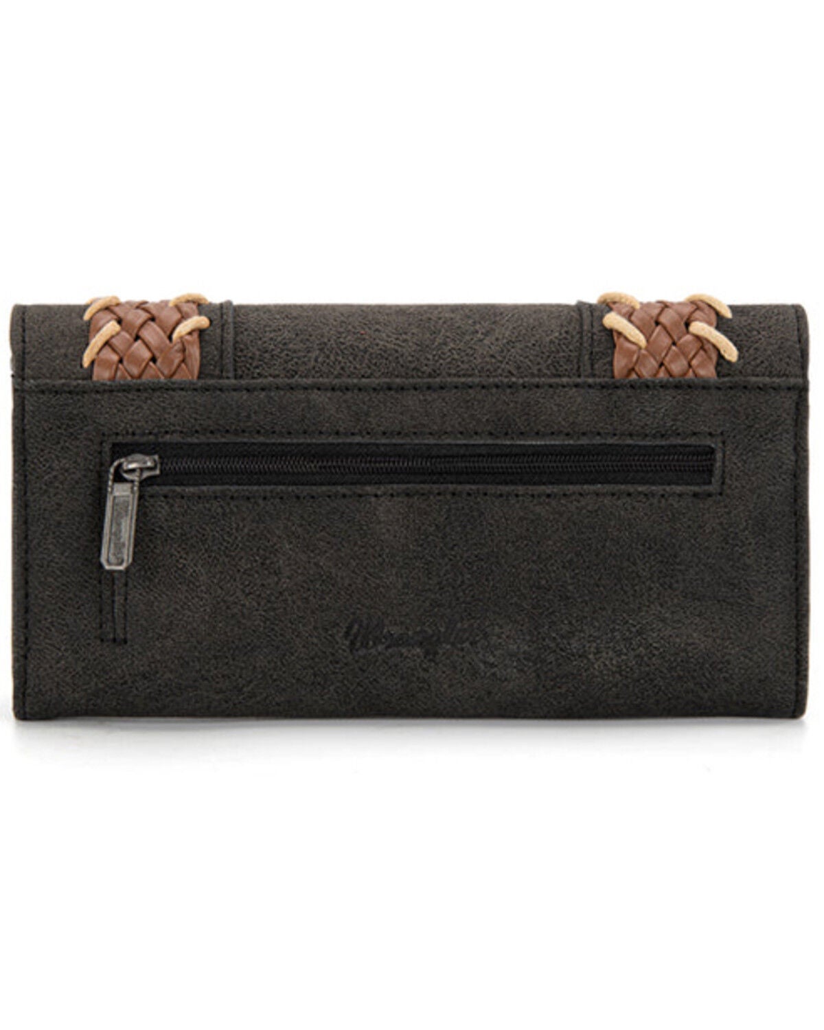 Image #2 - Wrangler Southwestern Print Wristlet Wallet, Black, hi-res