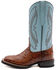 Image #3 - Ferrini Women's Kai Western Boots - Broad Square Toe, Brown, hi-res