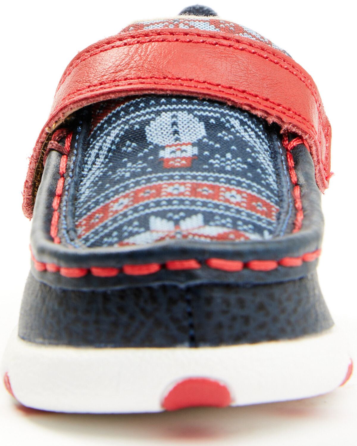 Image #4 - Twisted X Toddler Boys' Driving Mocs, Navy, hi-res