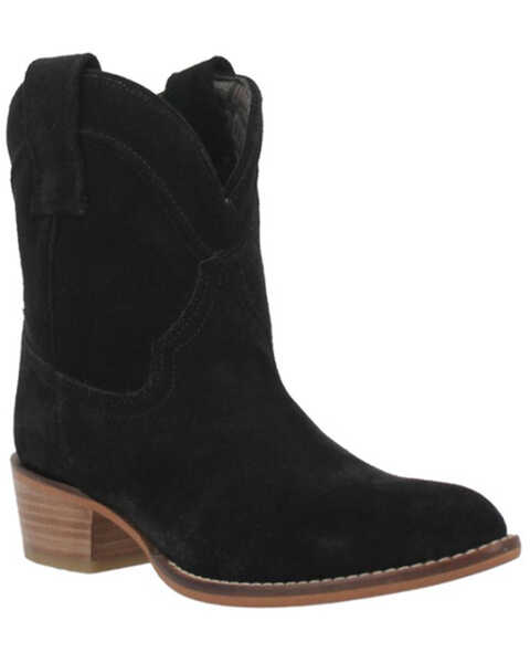 Image #1 - Dingo Women's Tumbleweed Western Boots - Round Toe, Black, hi-res