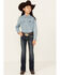 Grace in La Girls' Dark Wash Mid Rise Bootcut Jeans, Dark Wash, hi-res