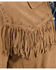 Scully Men's Fringed Suede Leather Short Jacket, Bourbon, hi-res