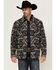 Image #1 - Powder River Outfitters Men's Southwestern Print Snap Jacket, Grey, hi-res