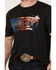 Image #3 - RANK 45&reg; Men's Just Ride Short Sleeve Logo Graphic T-Shirt, Charcoal, hi-res