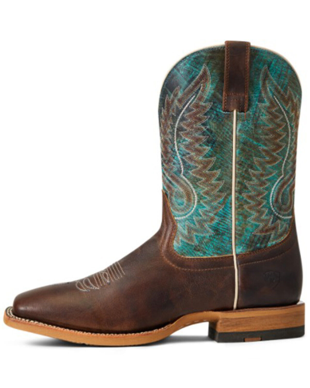 Image #2 - Ariat Men's Cow Camp Leather Western Performance Boot - Broad Square Toe, Brown, hi-res