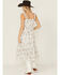 Image #4 - Yura Women's Floral Print Sleeveless Midi Dress, White, hi-res