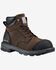 Image #1 - Carhartt Men's 6" Hamilton Waterproof Work Boots - Composite Toe, Dark Brown, hi-res