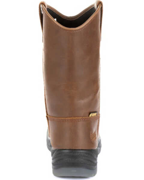 Image #4 - Rocky Men's Worksmart Internal Met Guard Western Work Boots - Composite Toe, Brown, hi-res