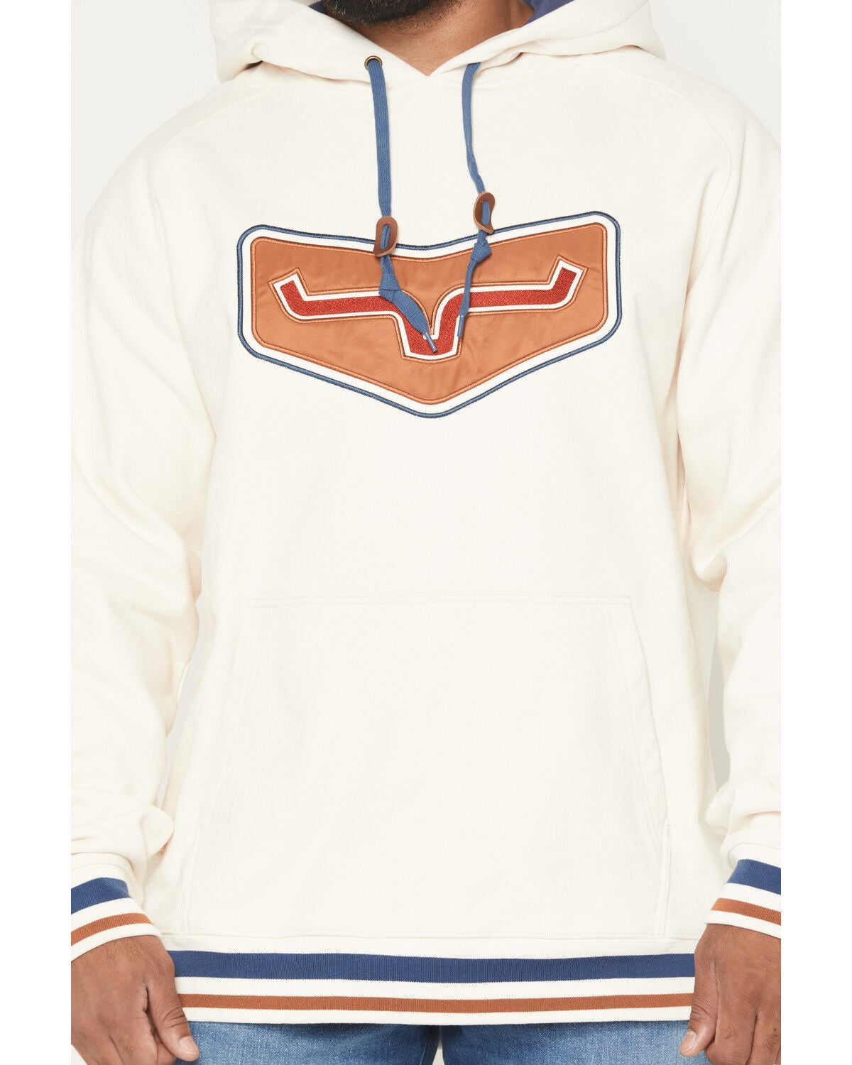Image #3 - Kimes Ranch Men's Cannons Logo Hooded Sweatshirt, Natural, hi-res
