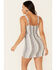 Panhandle Women's Striped Dress, Grey, hi-res