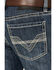 Image #4 - Rock & Roll Denim Men's Revolver Medium Vintage Wash Slim Straight Reflex Denim Jeans, Medium Wash, hi-res