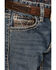 Image #2 - Rock & Roll Denim Boys' Medium Wash Bootcut Stretch Denim Jeans, Blue, hi-res