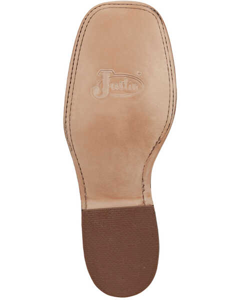 Image #7 - Justin Women's Stella Western Boots - Broad Square Toe , Tan, hi-res