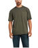 Image #1 - Ariat Men's Heather Sage Rebar Workman Reflective Flag Graphic Short Sleeve Work T-Shirt - Tall, , hi-res