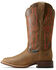 Image #2 - Ariat Women's Primera StretchFit Waterproof Western Performance Boots - Broad Square Toe, Beige, hi-res
