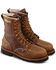 Thorogood Men's 8" Crazyhorse Made In The USA Waterproof Work Boots - Steel Toe, Brown, hi-res