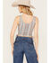 Image #4 - Panhandle Women's Southwestern Print Tank, Turquoise, hi-res