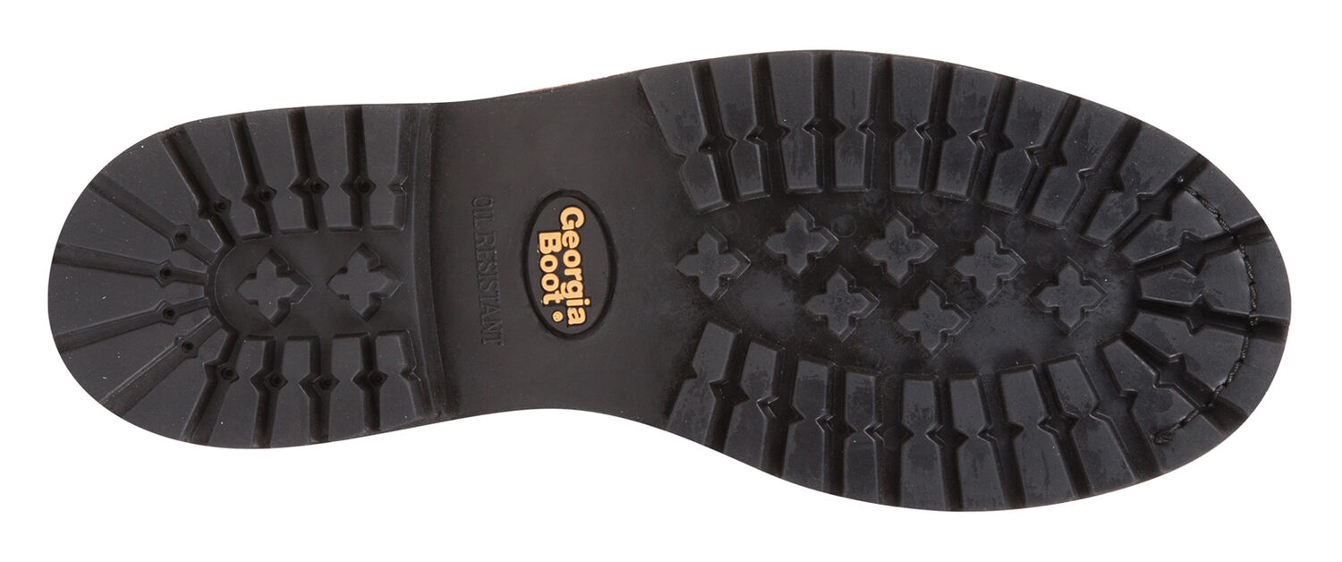 Image #5 - Georgia Boot Men's Waterproof 8" Low Heel Logger Work Boots - Soft Toe, Chocolate, hi-res
