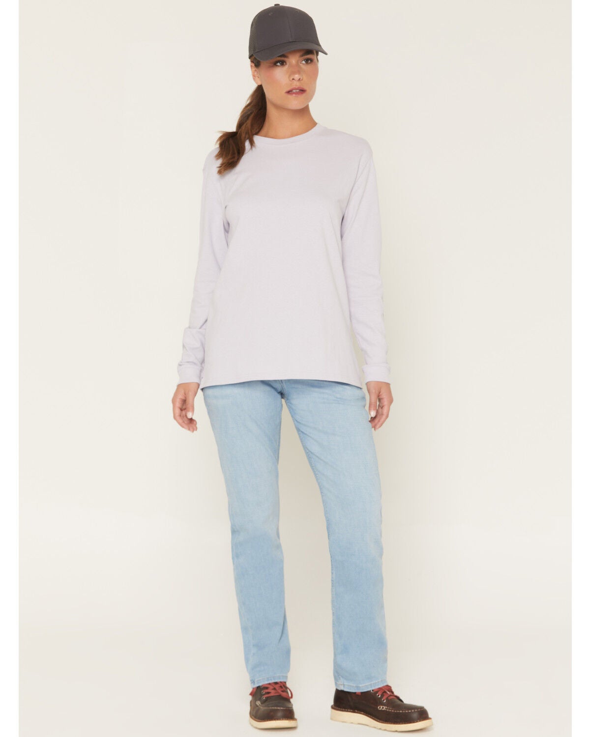 Carhartt Women's The Essential Stretch Denim Jeans, Light Medium Wash, hi-res
