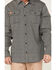 Image #3 - Hawx Men's FR Plaid Print Woven Long Sleeve Button Down Work Shirt - Tall, Navy, hi-res