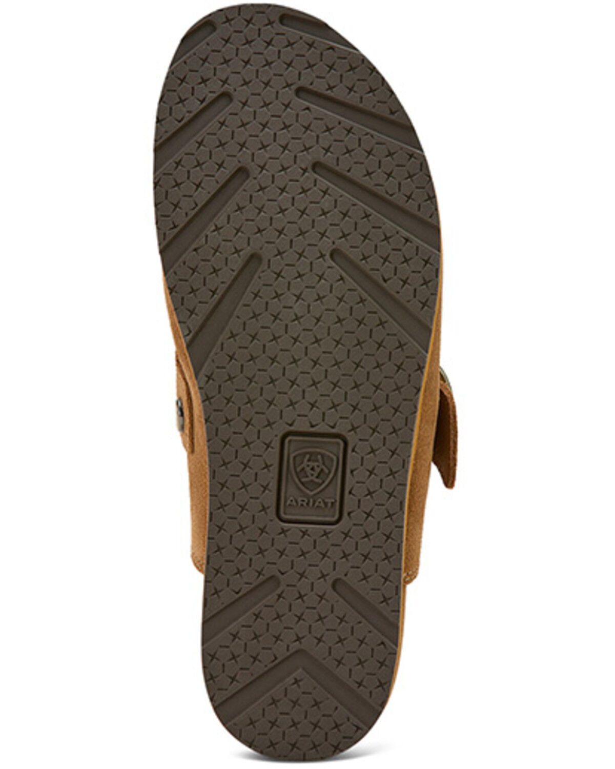 Image #5 - Ariat Women's Country Suede Mules, Caramel, hi-res
