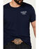 Image #3 - Moonshine Spirit Men's Genuine Short Sleeve T-Shirt, Navy, hi-res