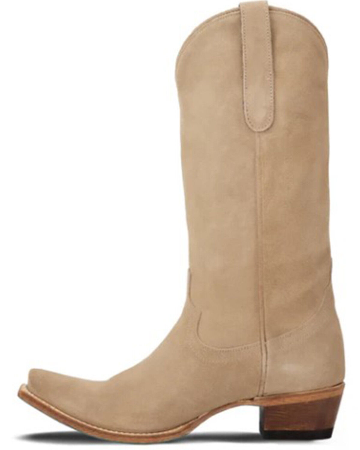 Image #3 - Lane Women's Emma Jane Suede Tall Western Boots - Snip Toe, Brown, hi-res