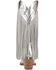 Dingo Women's Gypsy Studded Fringe Tall Western Boots - Pointed Toe, Silver, hi-res