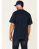 Image #4 - Hawx Men's Solid Navy Forge Short Sleeve Work Pocket T-Shirt , Navy, hi-res