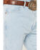 Image #2 - Wrangler Men's 13MWZ Jeans Cowboy Cut Original Fit Prewashed Jeans, Bleach Indigo, hi-res